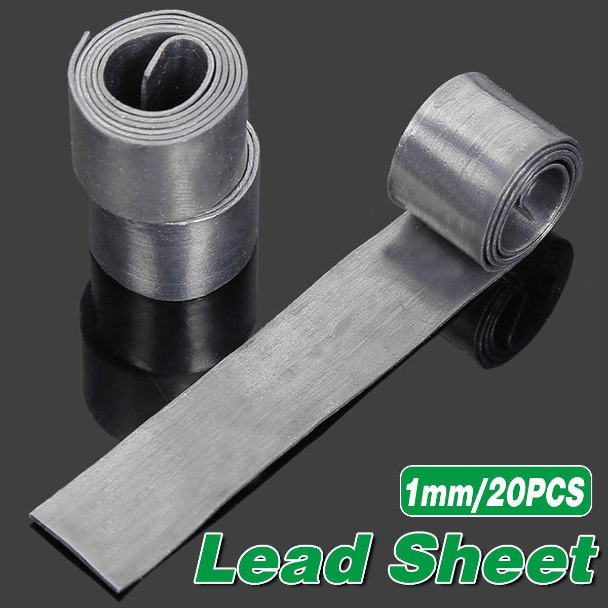V528-LEAD-STRAP-1-20PCS-711169-202509251136-00 20X Drop Shot Weights Lead Sheet Strip Fishing Supplies Lead Sinker LeadSheeting - Image 1