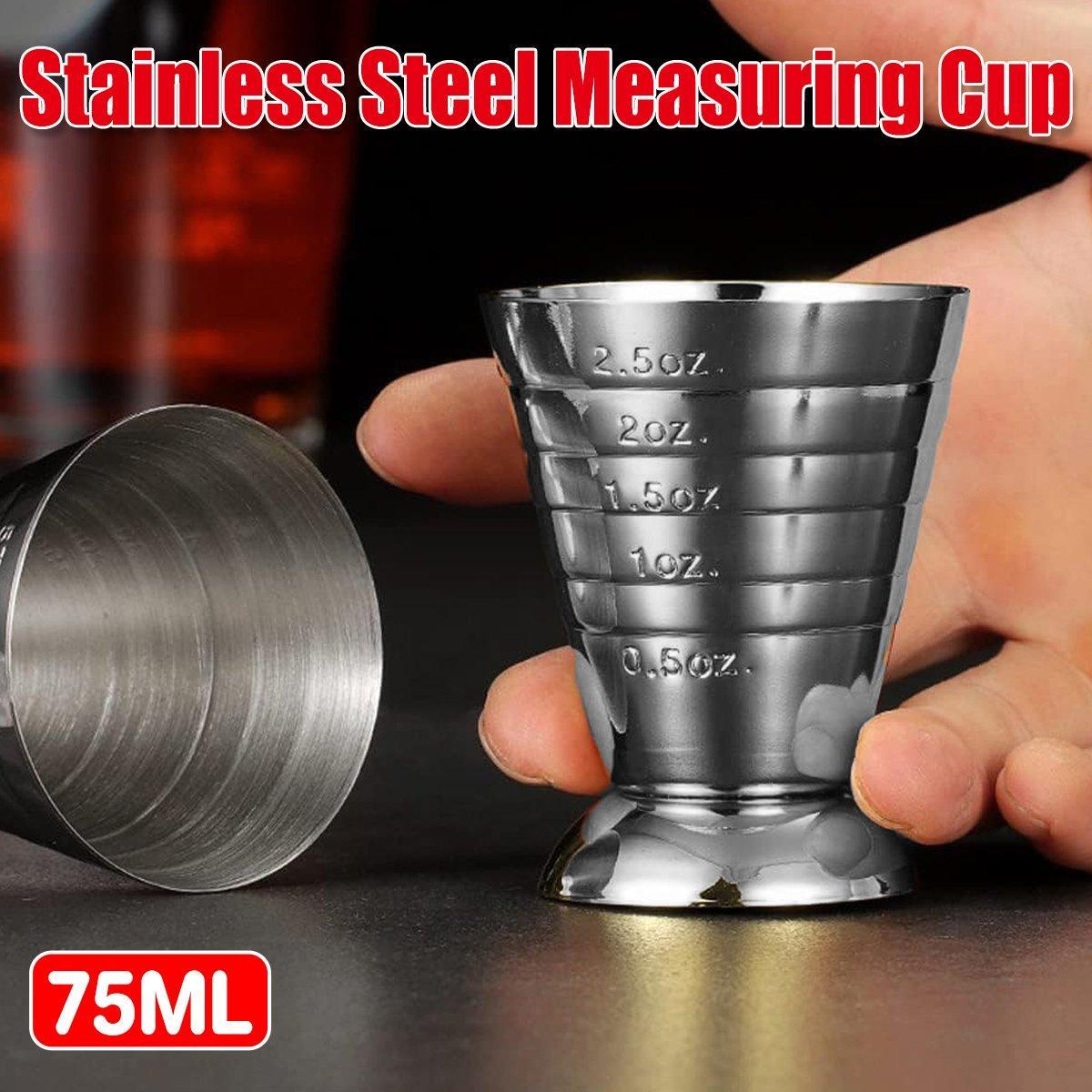 V528-MEASURING-CUP-358438-202509291818-00 75ml Stainless Steel Bartending Measuring Cup Multifunctional Cocktail Jigger - Image 1