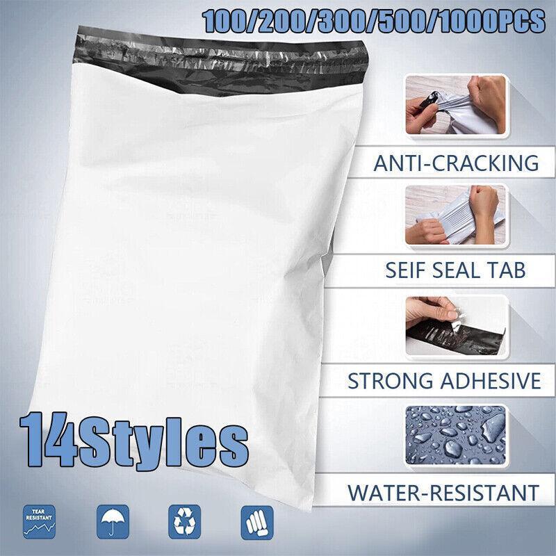 V528-P50SIZE-50-60CM-100PCS58681-202509301627-00 Poly Mailer Bags Mailing Satchel Plastic Courier Self Sealing Packing - 50*60cm *100 PCS - Image 1