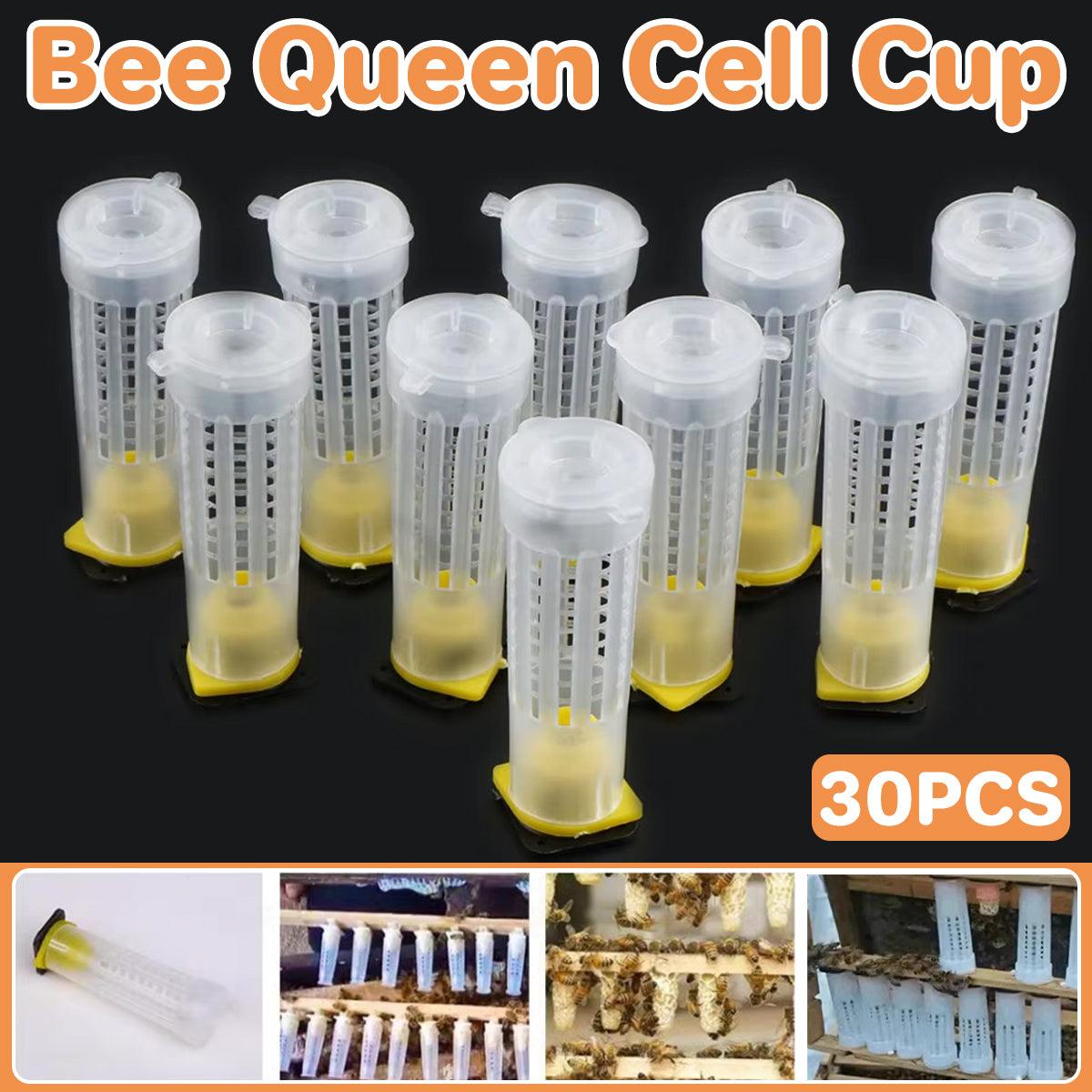 V528-PROTECTIVE-COVER-30PCS-650748-202509291418-00 30pcs Bee Protective Covers Multi Functional King Cage Bee Bite Protector Shield - Image 1