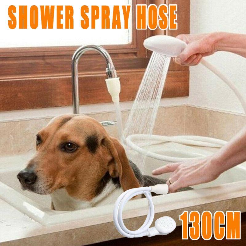 V528-SHOWERHEAD-465467-202509291536-00 Pet Shower Spray Hose Single Tap Sink Bath Washing Holder Dog Head Attachment - Image 1
