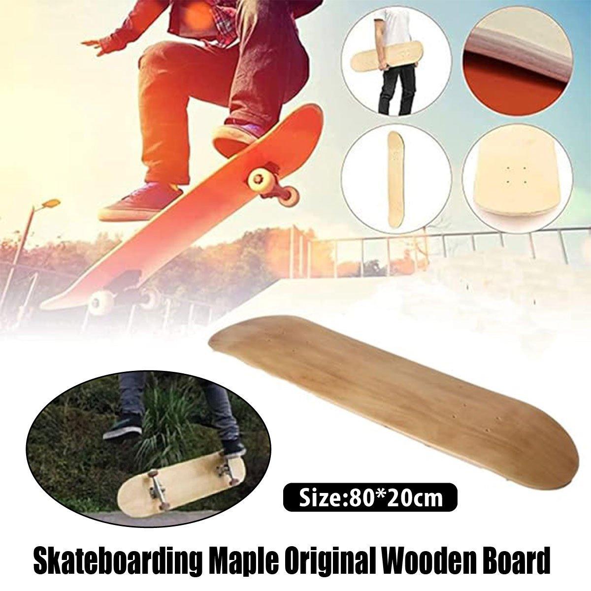 V528-SKATEBOARD-WITHOUT-WHEELS-429292-202509291745-00 Skateboard Deck Surface Durable Non-Slip Grip Tape Replacement Board Parts - Image 1