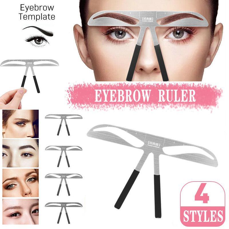 V528-TATTOOEYEBROWKIT-02-288559-202509302227-00 Brow Stencil Shaper Tattoo Eyebrow Kit Ruler 3D Balance Template Makeup Tool Au - #2 Classic Eyebrow - Image 1