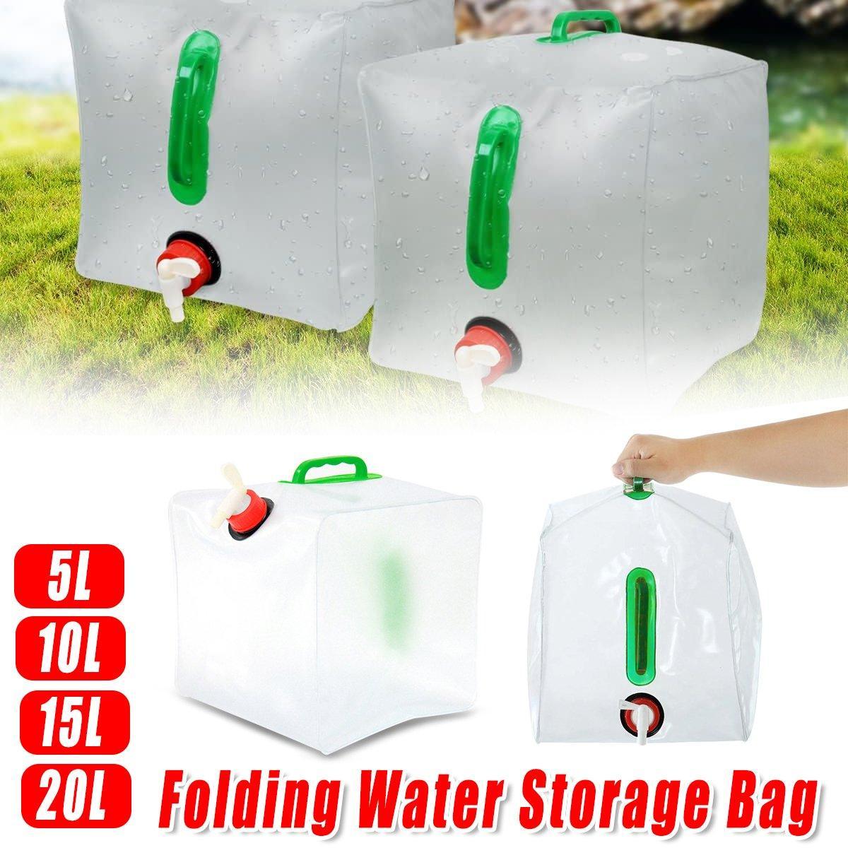 V528-WATER-BAG-20L-457698-202509301945-00 Portable Folding Water Bag Compression Bucket Outdoor Sports Cycling Equipment - 20L - Image 1