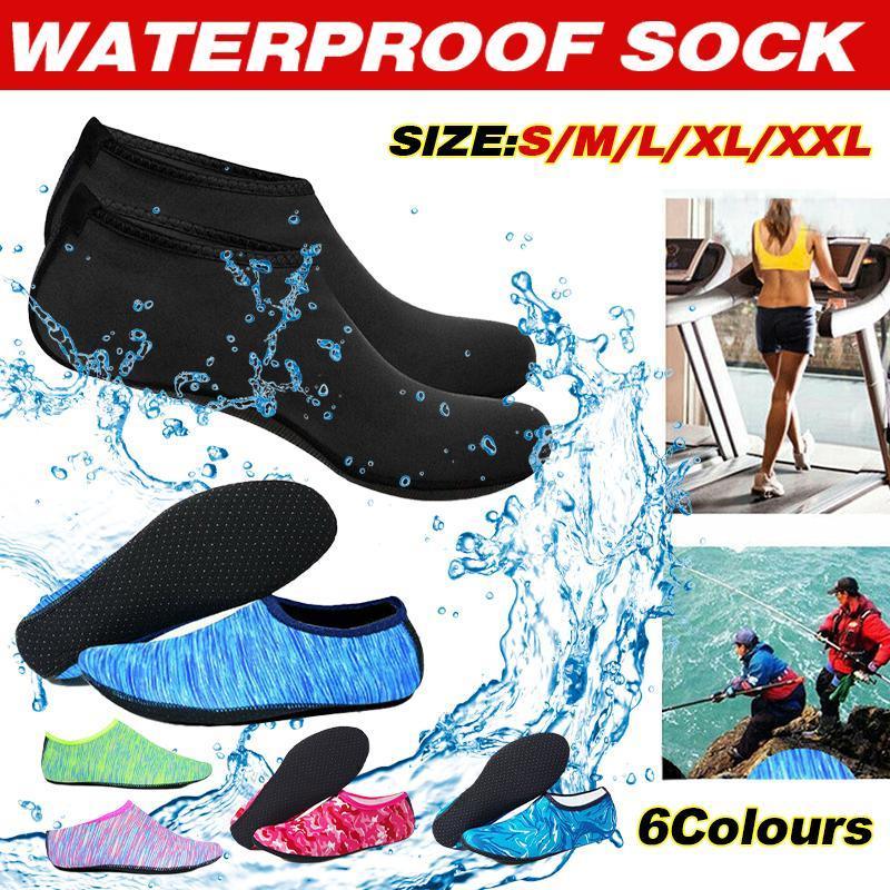 V528-WATER-SHOES-BLACK-XXL-692965-202509301236-00 Unisex Water Shoes Slip On Aqua Socks Swim Surf Diving Yoga Exercise Reef Shoes - Black-XXL - Image 1