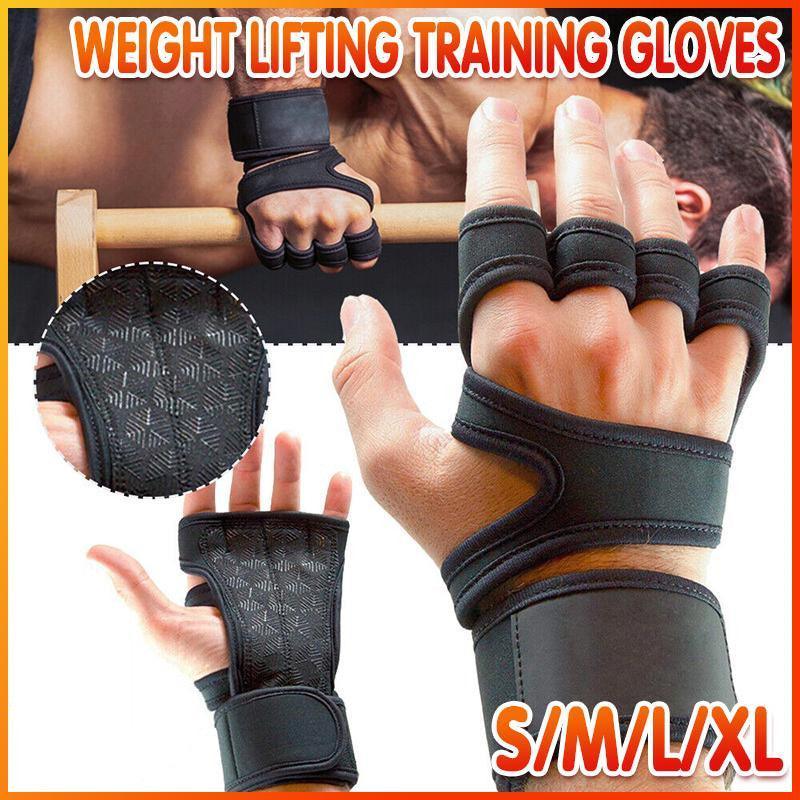 V528-WRISTGLOVES-M-38071-202510010709-00 Weight Lifting Training Gloves Women Men Fitness Sports Body Building Gym Gloves - M - Image 1