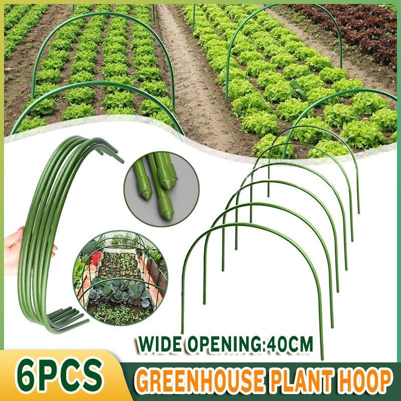 V528-XJ00515-6PCS-553417-202509291637-00 6PCS Greenhouse Plant Hoops Garden Tunnel Support for Row Covers and Netting - Image 1