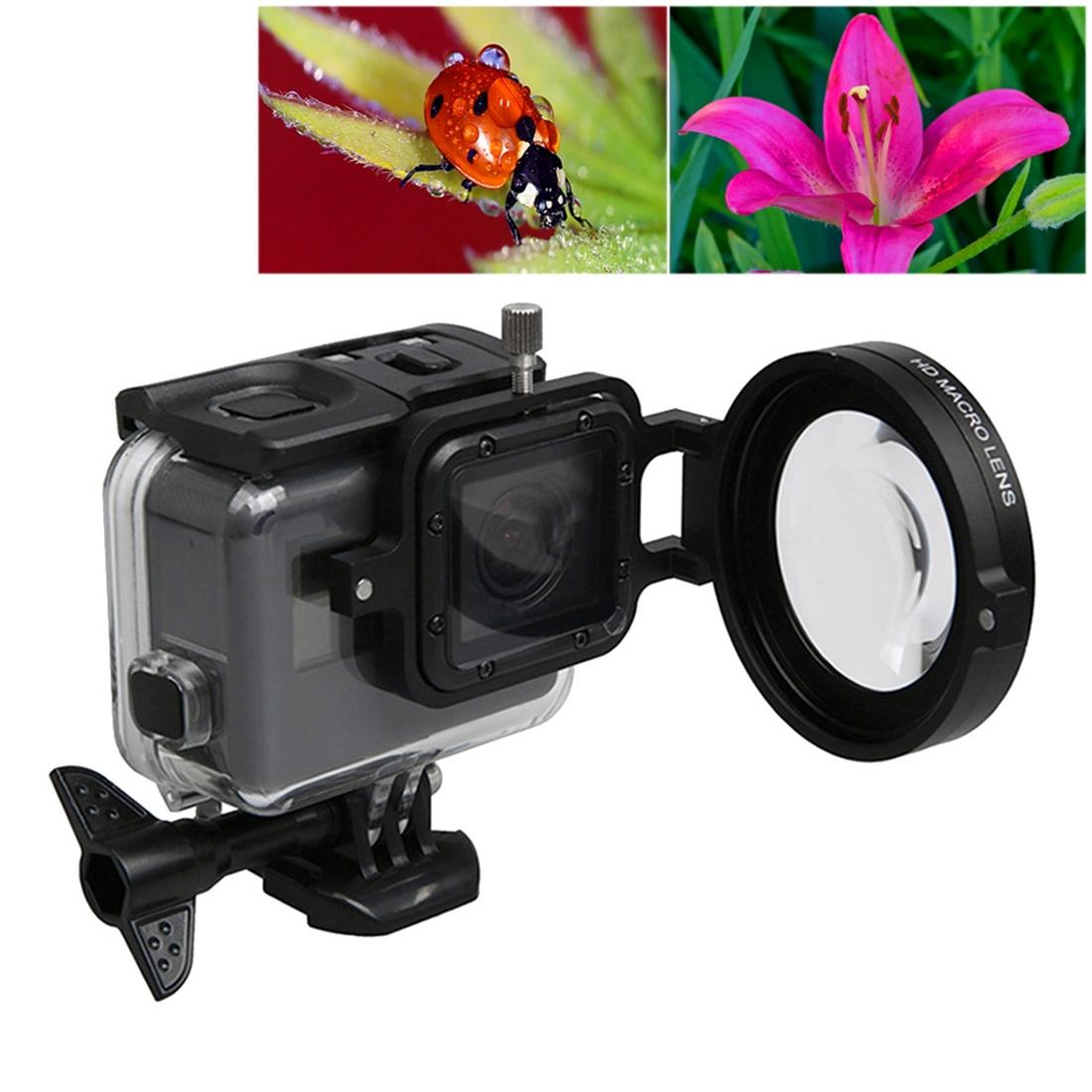 V562-0131ACD-202508272131-00 58mm Macro Lens with Adapter Ring for Gopro Hero5 - Professional Quality - Image 1