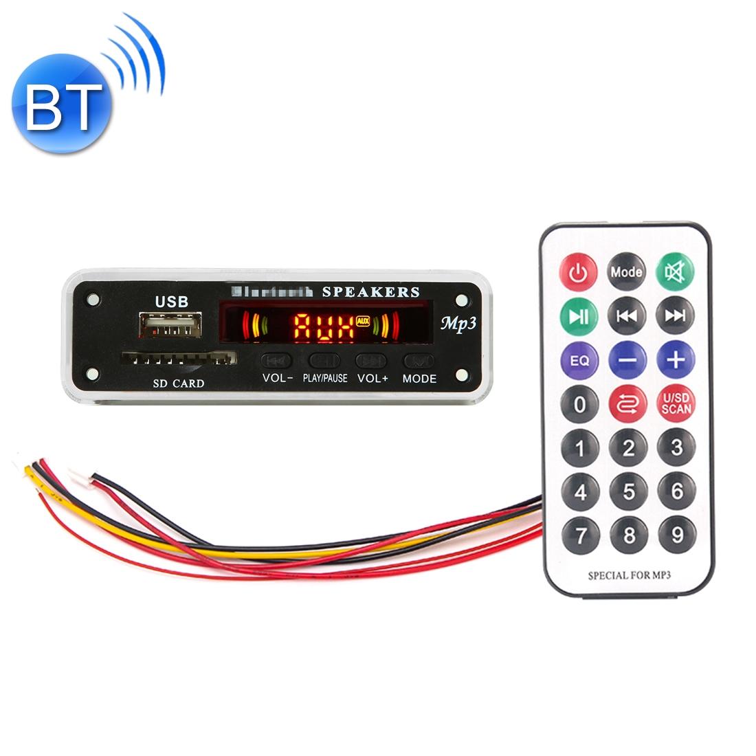 V562-0622PRC-202508271441-00 5V Car Audio Mp3 Player With Bluetooth & Remote - Fm Radio Sd / Usb - Image 1