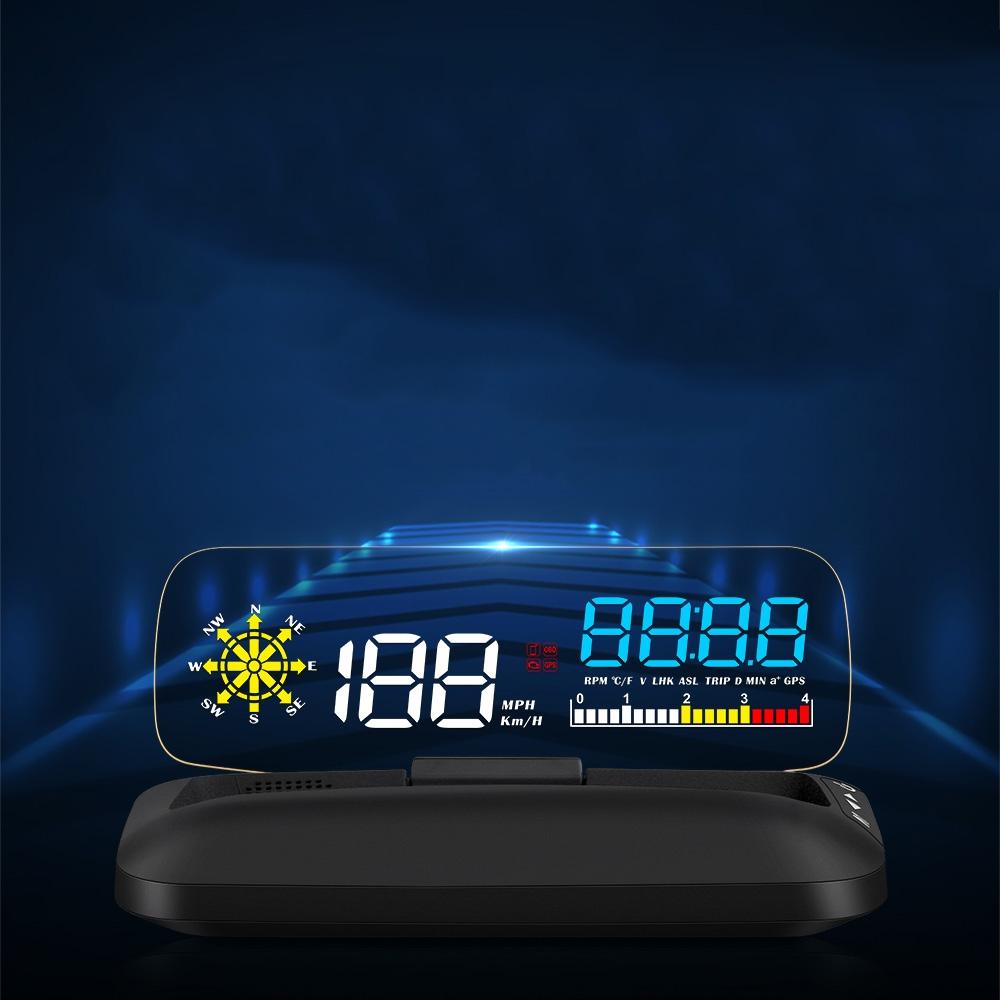V562-0900100ADE-202508271911-00 Car Hud Head Up Display Water Temperature / Vehicle Speed / Voltage - Image 1