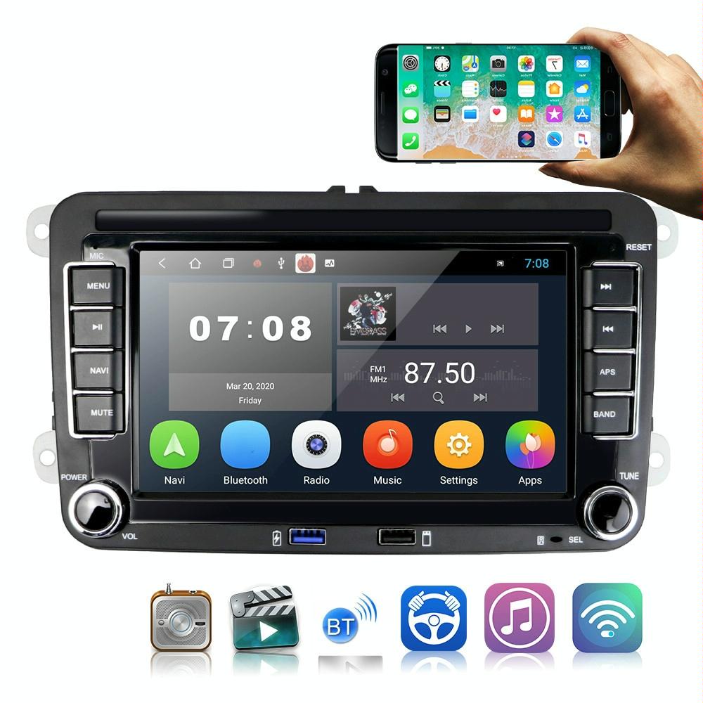V562-1011207240DBT-202508271820-00 7 Inch Android 10.0 Car Multimedia Player Navigation Bluetooth Reversing Integrated - 1 + 16G - Image 1