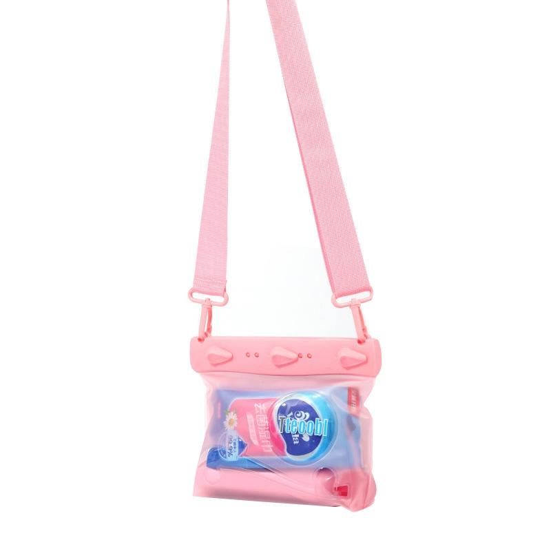 V562-1067862060DBT-202508280054-00 Small Waterproof Crossbody Diving Bag For Drifting And Storage Pink - Image 1