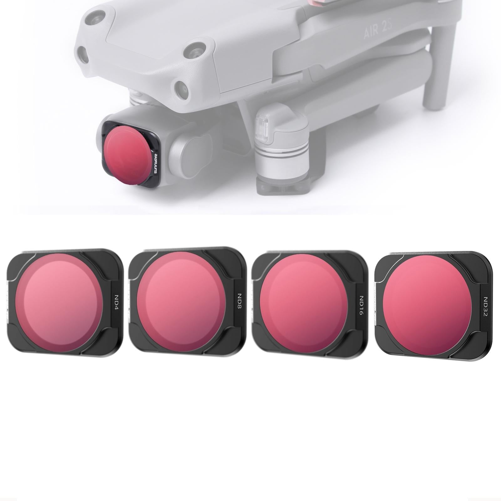V562-1230POD-202508272136-00 4-in-1 Nd Lens Filter Set for Dji Air 2s - Image 1