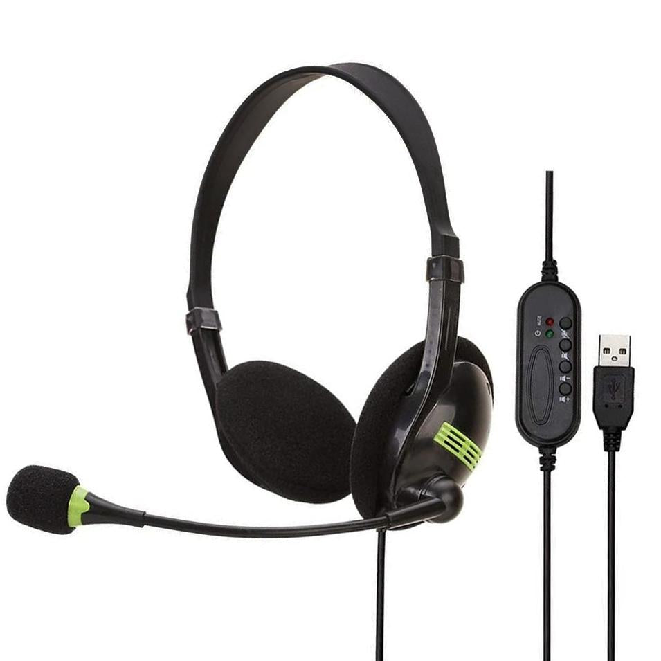 V562-15894550DBT-202508280725-00 Usb Headset With Mic For Aviation Use - Image 1