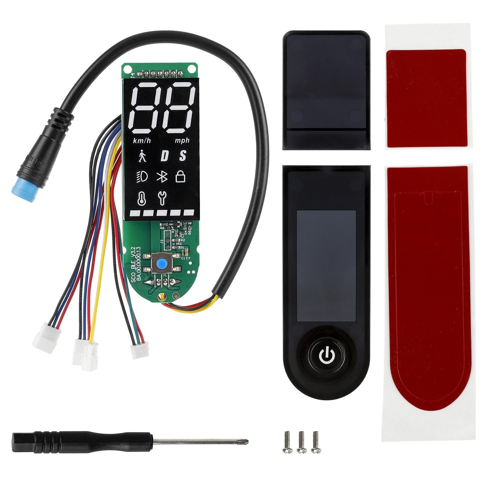 V562-2025973060DBT-202508281746-00 Xiaomi Electric Scooter Pro / Pro 2 / 1s Bluetooth Brake Board Set - With Switch Panel - Image 1