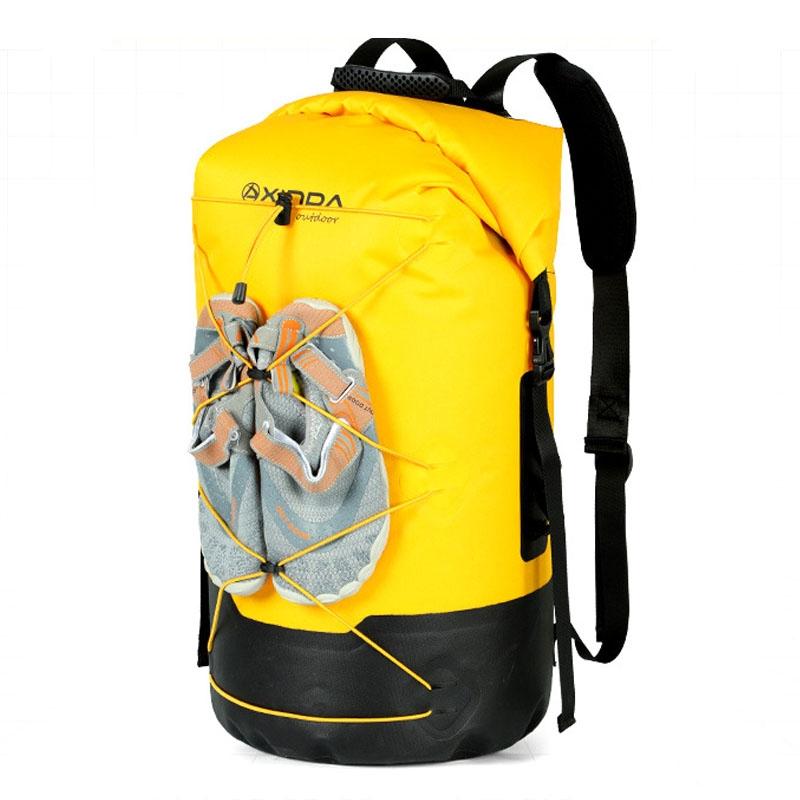 V562-2032805060DBT-202508290035-00 Waterproof Outdoor Stream Tracing Backpack Black 16L - Yellow-26L - Image 1