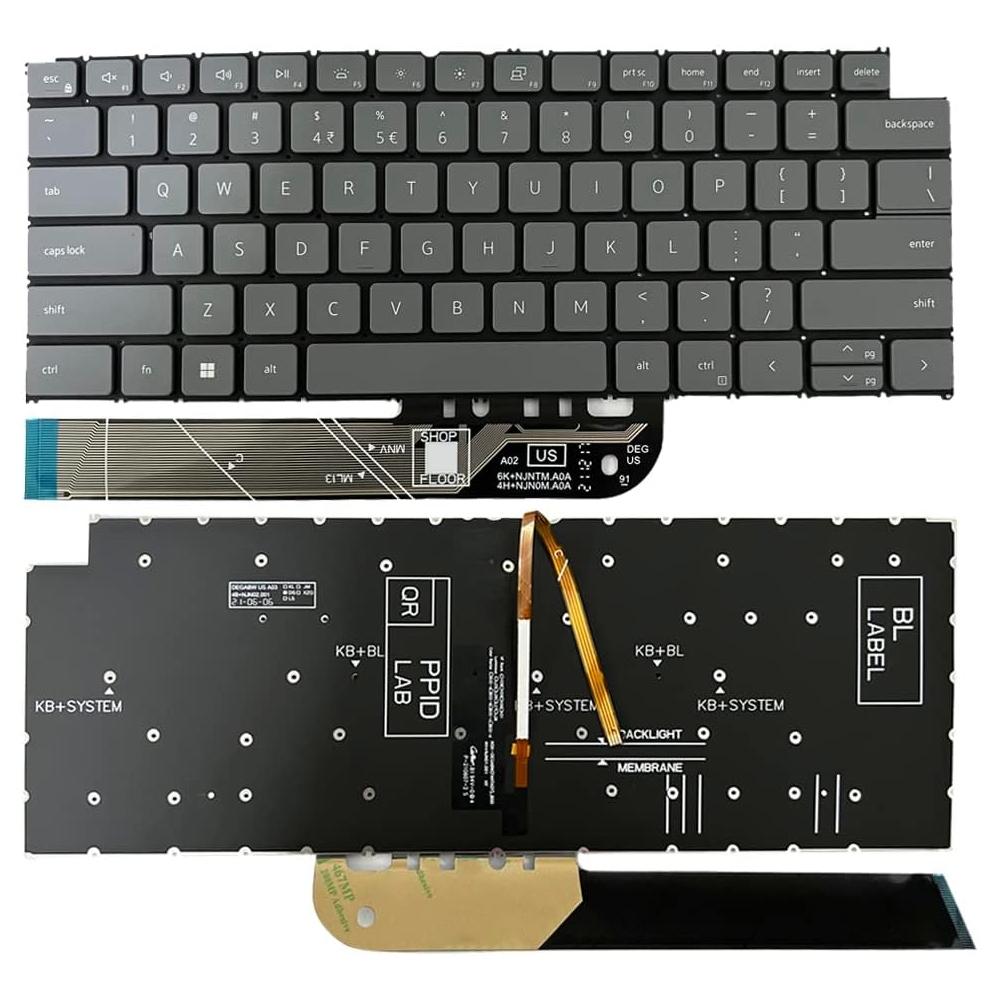 V562-208450500ADE-202508290426-00 Backlit Keyboard for us Version Devices - For Dell Vostro 5310 / 5320 - Image 1