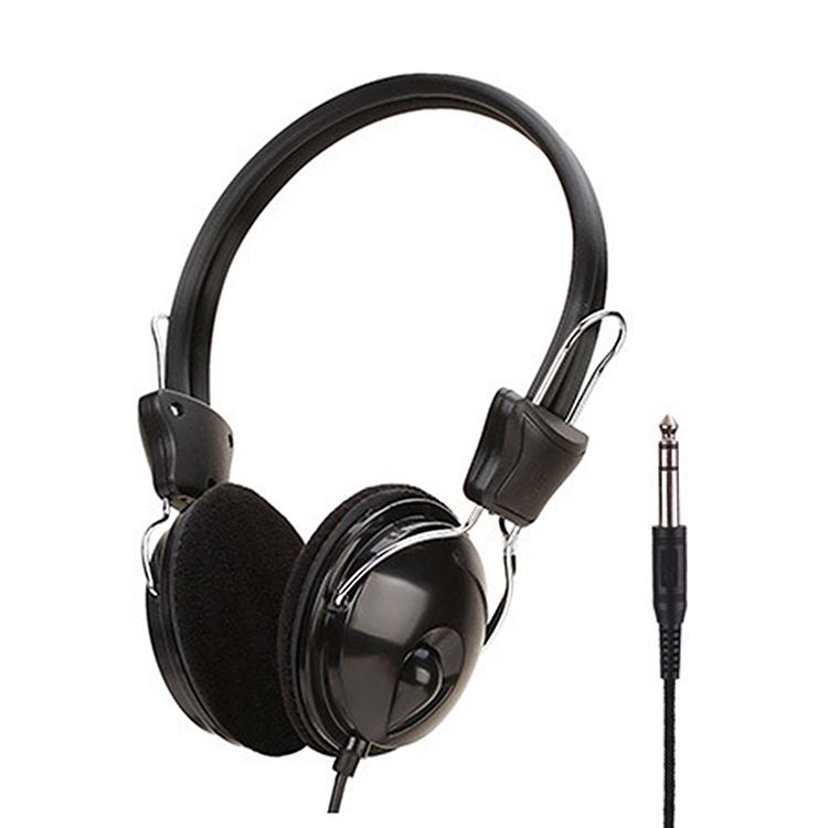 V562-2094191060DBT-202508280611-00 Online Class Headset 1.6M Cable Black 6.5Mm - Image 1