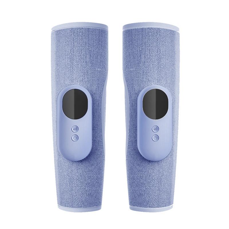 V562-2140222060DBT-202508280010-00 Wireless Leg Massager Blue Double Hot Compress + Air Pressure + Vibration - Image 1
