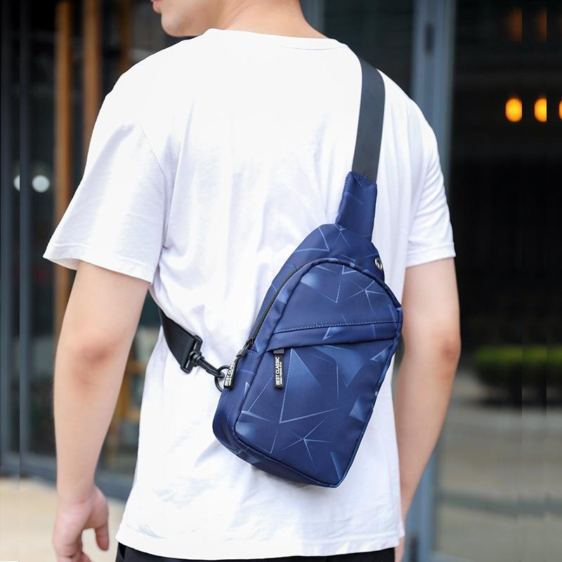 V562-4002753060DBT-202508271610-00 Dynamic Blue Oxford Cloth Chest Bag For Men Multi Functional Messenger Bag For Sports Travel Xqb993 - Image 1