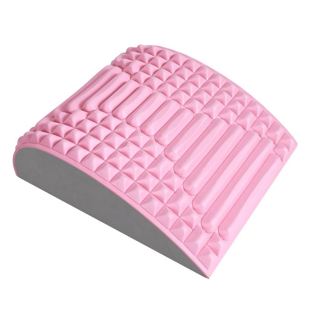 V562-4087093060DBT-202508292010-00 Blue Lumbar Massager For Spinal Stretching And Relaxation - Solid Colour Pink - Image 1