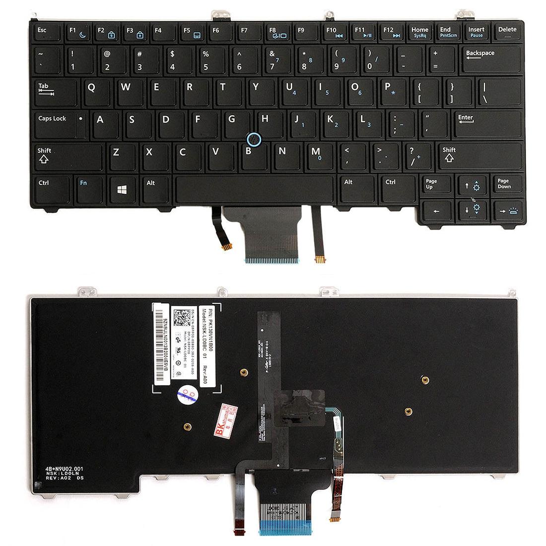 V562-4545PS-202508272210-00 Backlit Keyboard for Dell Latitude 12 7000 Series - Image 1