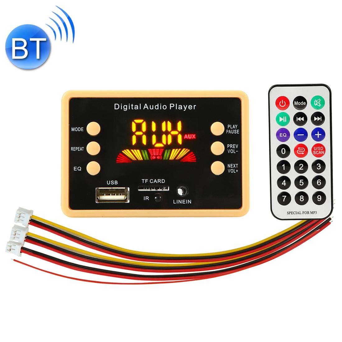 V562-4622PRC-202508271741-00 5V Car Audio Mp3 Player With Bluetooth & Remote - Fm Radio Tf Card Usb - Image 1