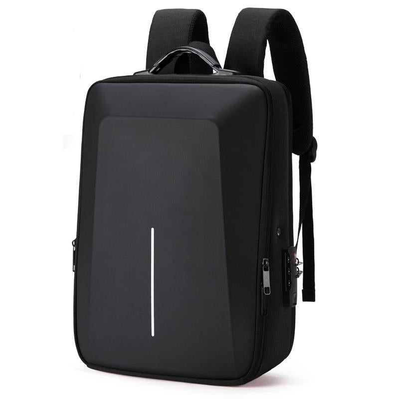 V562-5047432060DBT-202508271522-00 Anti-theft Hard Shell Backpack for Men - Black - Image 1