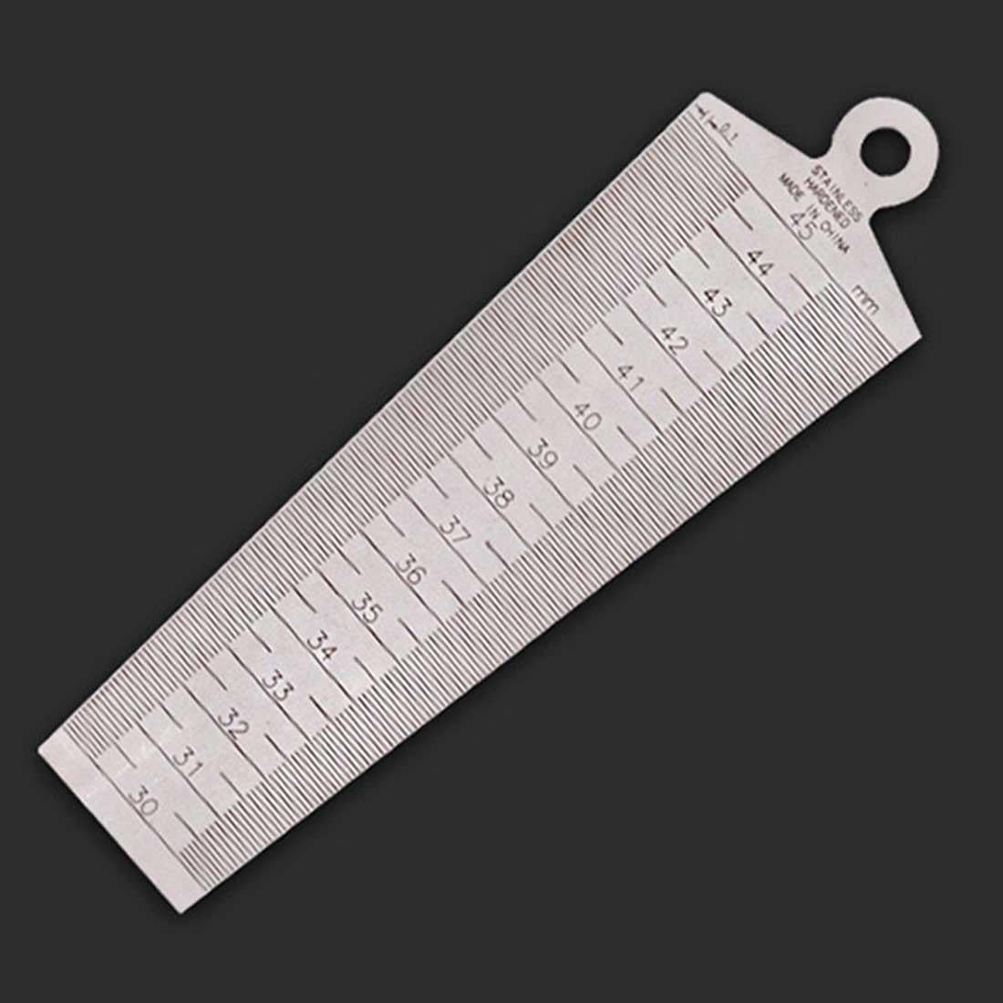 V562-5636PTE-202508271317-00 Stainless Steel Taper Gauge for Gap Measurement 30-45mm - Image 1