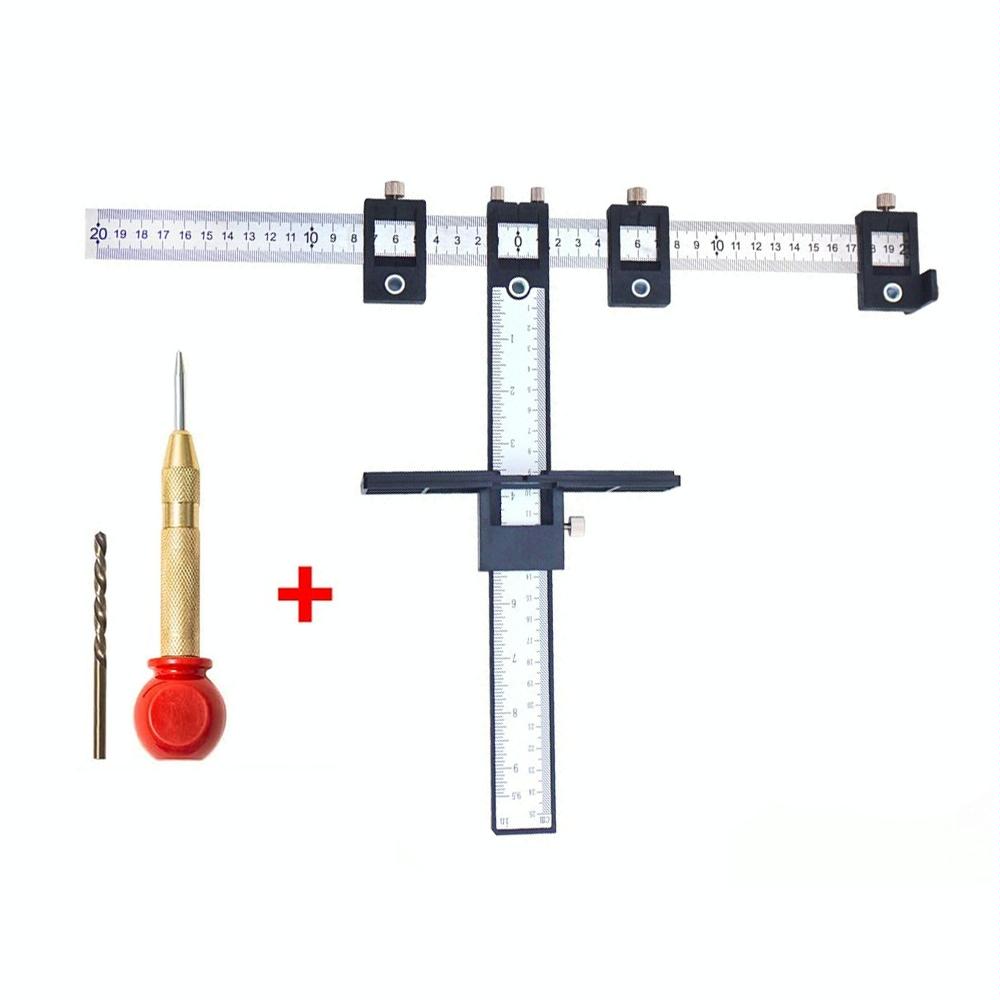 V562-6051442060DBT-202508271035-00 Woodworking Punch Locator for Cabinet Doors - Black Handle Set - Image 1