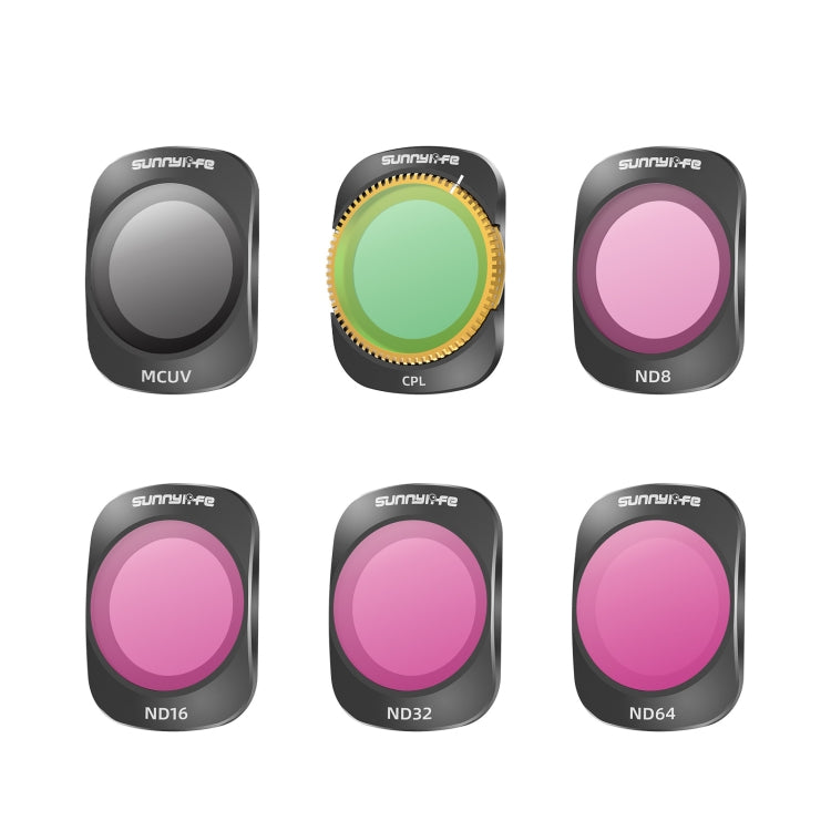 V562-719749500ADE-202508290153-00 Dji Pocket 3 Camera Lens Filter - 6 In 1 Uv Cpl Nd8-64 - Image 1