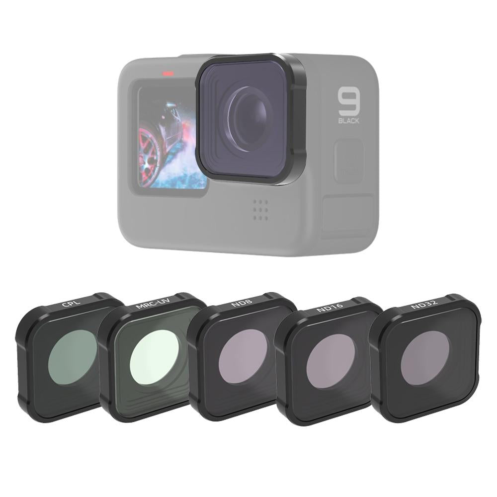 V562-7911ACD-202508272312-00 Kb Series Lens Filter Set for Gopro Hero10 / 9 - Mcuv Cpl Nd8-32 - Image 1