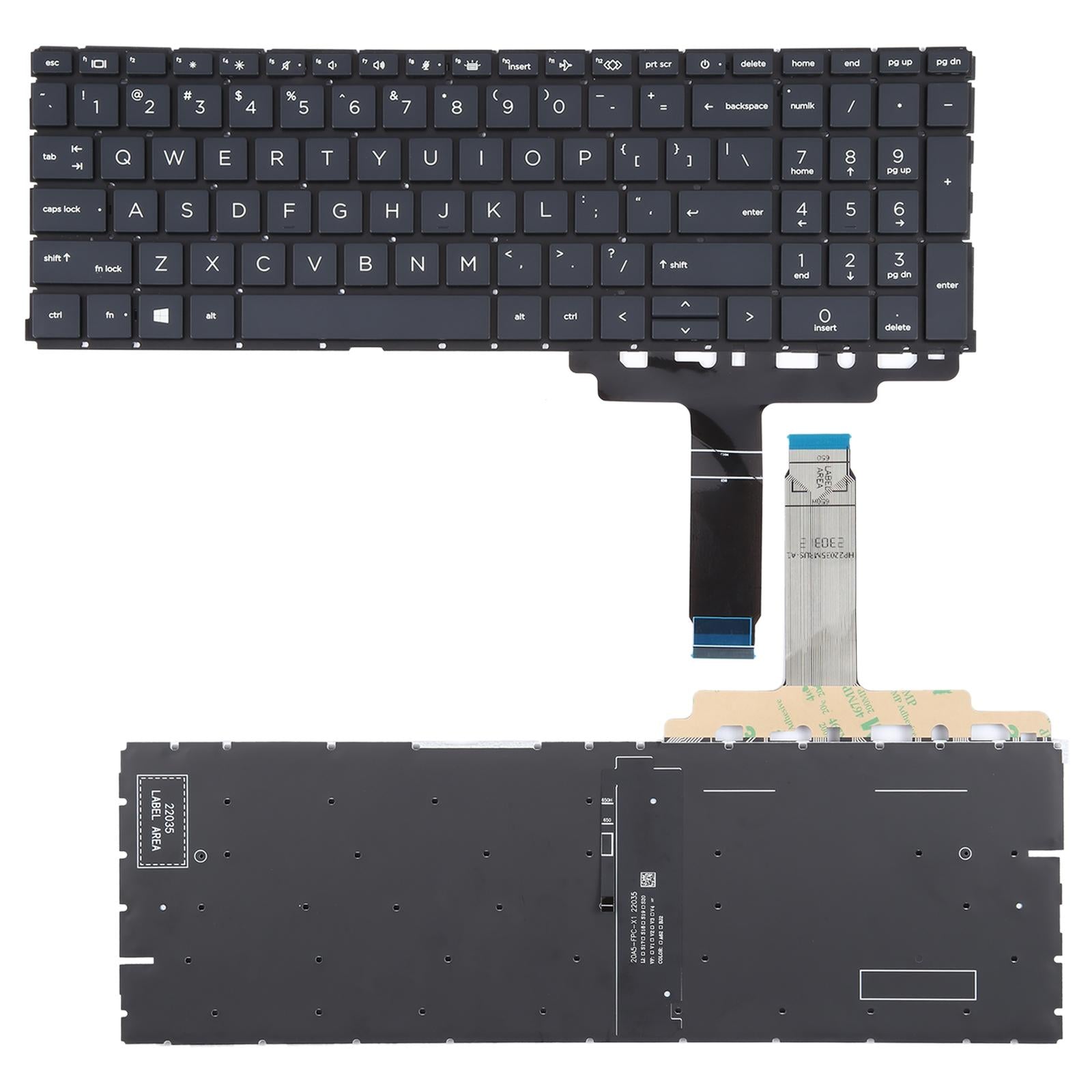V562-8446SPS-202508272254-00 Hp Probook G8 Keyboard with Backlight - us Version - Image 1