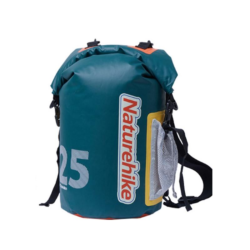 V562-9095505060DBT-202508282211-00 Waterproof Rafting Bag Dry Wet Separate Shoulder Pack For Outdoor Swimming 10L Green - 25L Green - Image 1