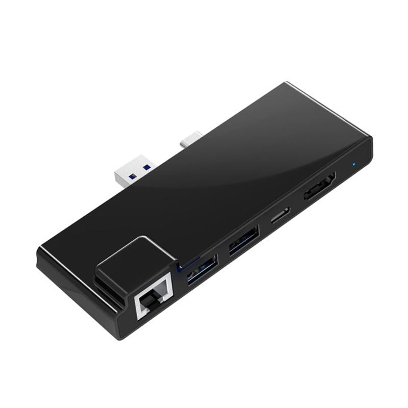 V562-9312CP-202508280116-00 Multi-Port Hub Adapter Rj45 Hdmi Usb 3.0 Type-C X 2 - Image 1