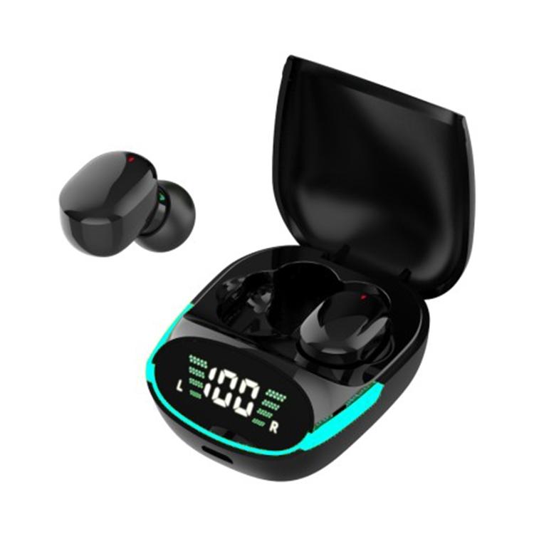 V562-A100141500ADE-202508271026-00 Intelligent Bluetooth Earphones with Digital Display - Black - Image 1