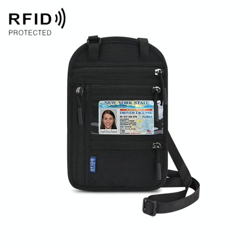 V562-A1007371060DBT-202508290830-00 Rfid Passport & Certificate Protection Cover - Black - Image 1