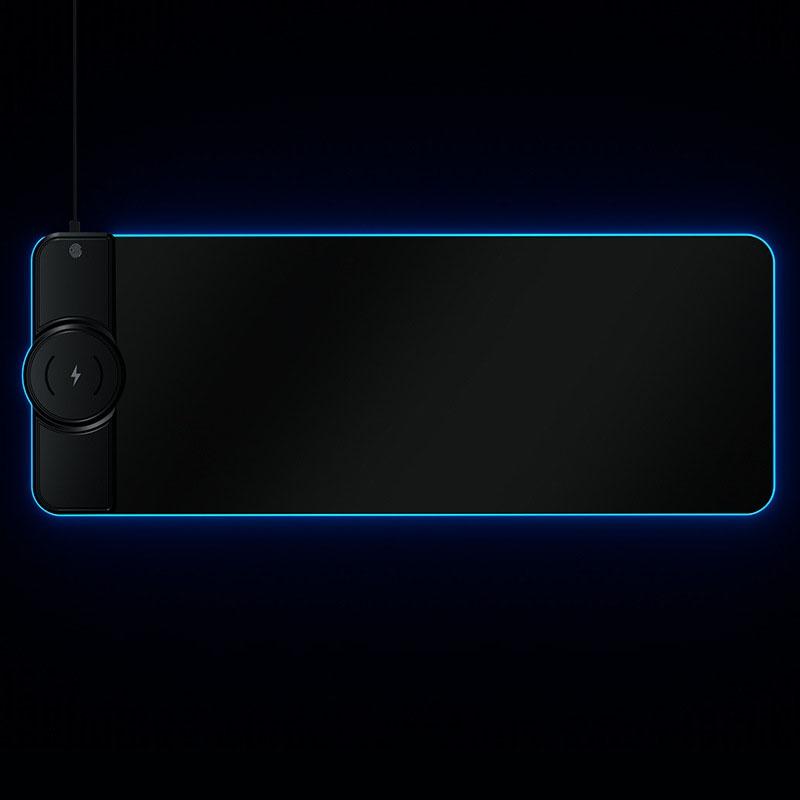 V562-A1011402060DBT-202508291340-00 Wireless Charging Rgb Mouse Pad - Black - Image 1