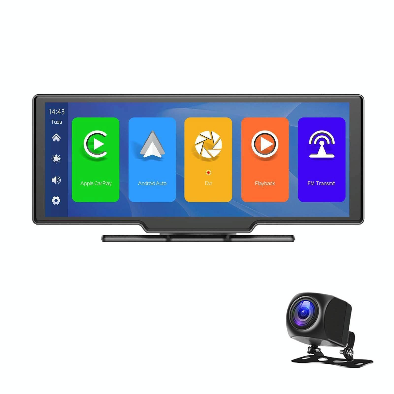 V562-A1011943060DBT-202508271430-00 9.3 Hd Wired Smart Player With Wireless Carplay - Split-Screen Display Black - Image 1