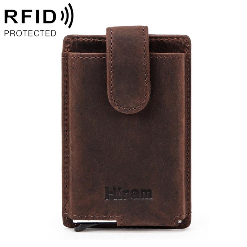 V562-A1017632060DBT-202508271740-00 Secure Business Card Holder - Coffee Rfid Protection - Image 1