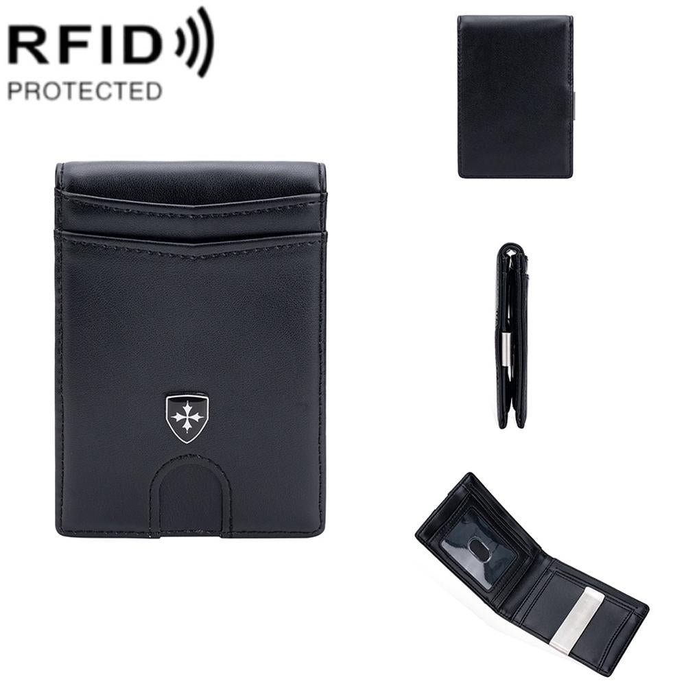 V562-A1024374060DBT-202508281445-00 Secure Multi-card Wallet with Rfid Protection - Black - Image 1