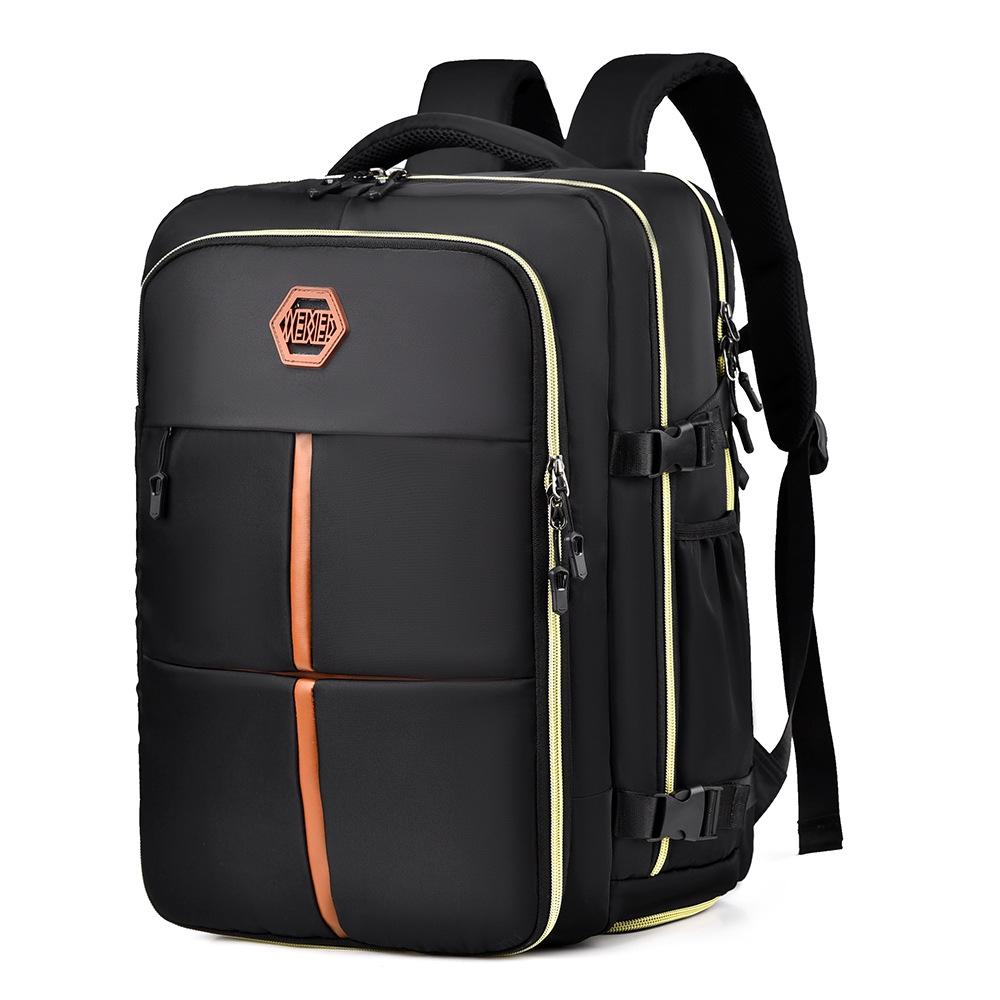 V562-A1025025060DBT-202508291140-00 Large Capacity Travel Shoulder Bag For Students - Black - Image 1