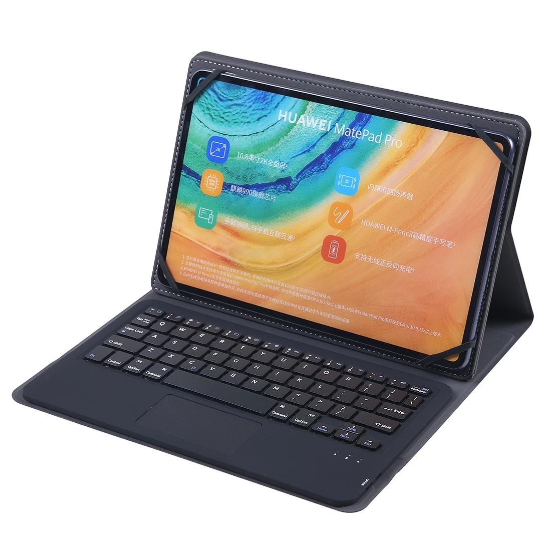 V562-A10301500ADE-202508272215-00 Universal 9-10 Inch Tablet Keyboard Case With Detachable Bluetooth Touch Stand - Black - Image 1