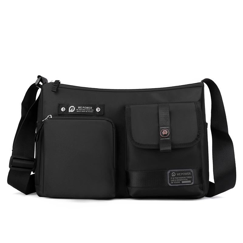 V562-A1034884060DBT-202508290104-00 Crossbody Shoulder Bag For Casual Men Outdoor Functionality - Black - Image 1