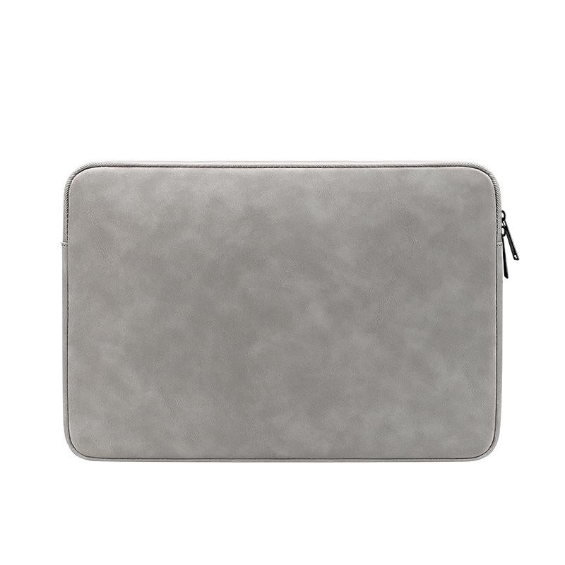 V562-A1044833060DBT-202508290446-00 Lightweight Waterproof Lambskin Laptop Sleeve - 13.3 Inches - Gray - Image 1
