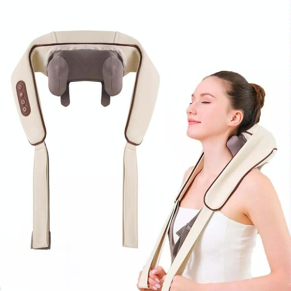V562-A1069104060DBT-202508292025-00 Shiatsu Neck & Shoulder Massager With Heat Electric - White - Image 1