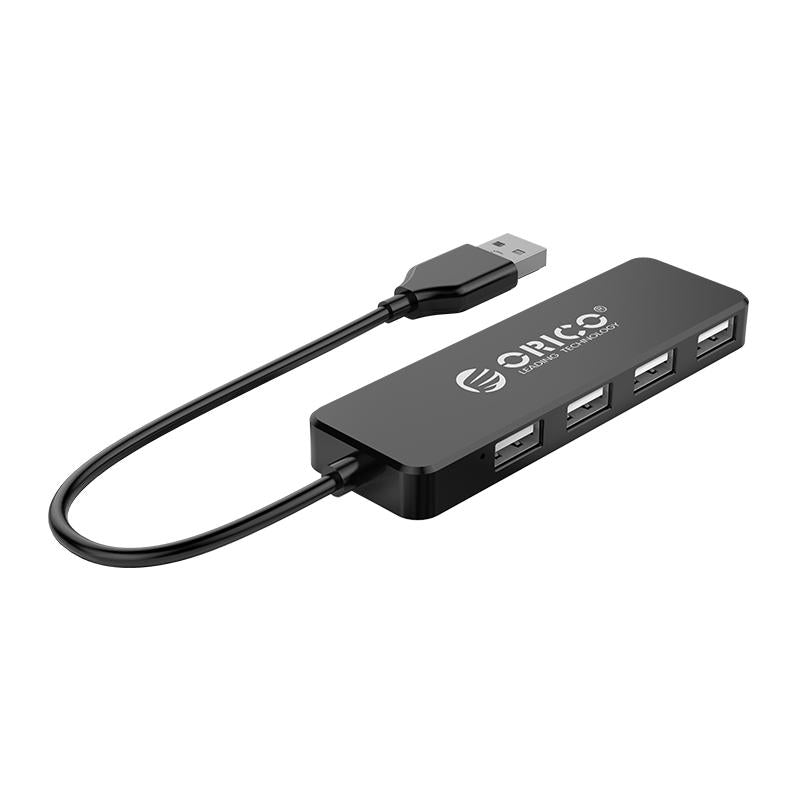 V562-A107184600ADE-202508280827-00 4-Port Usb 2.0 Hub Converter Black - Image 1