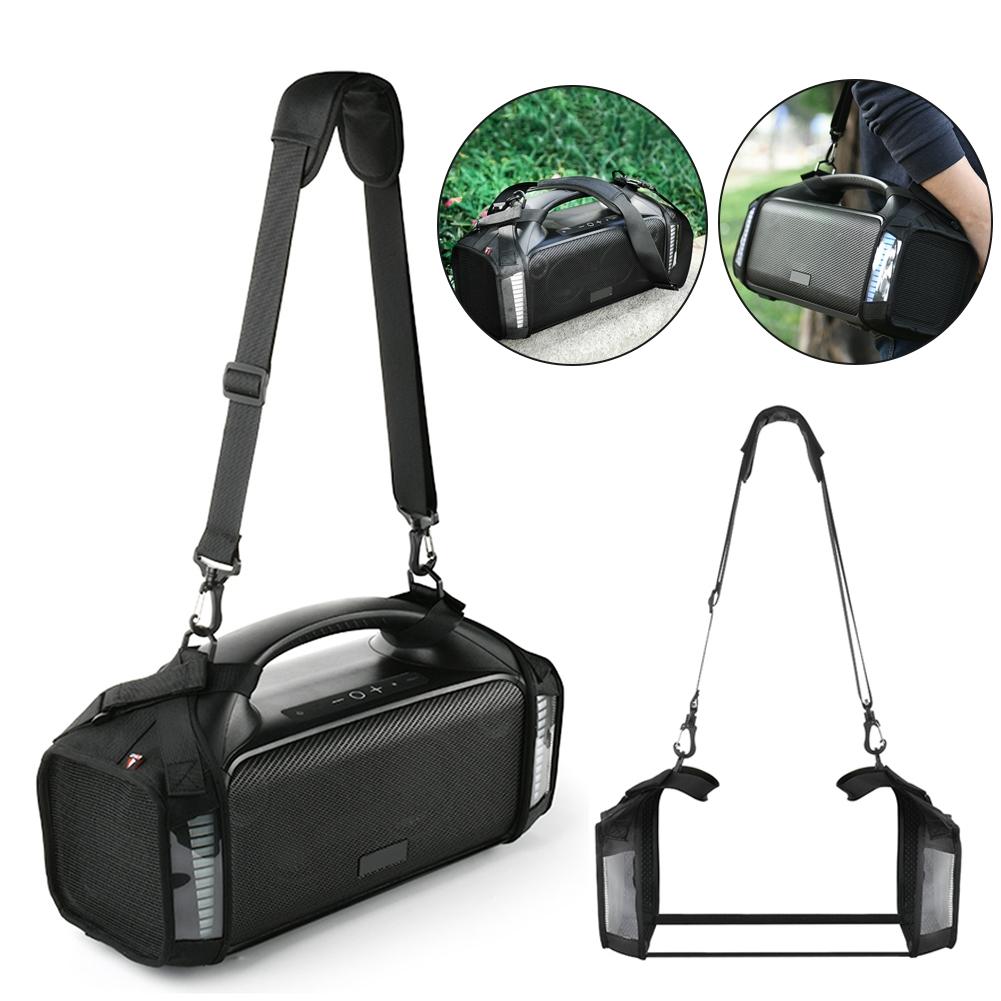 V562-A1073753060DBT-202508271815-00 Protective Case for Tribit Stormbox Blast Speaker with Carrying Strap - Black - Image 1