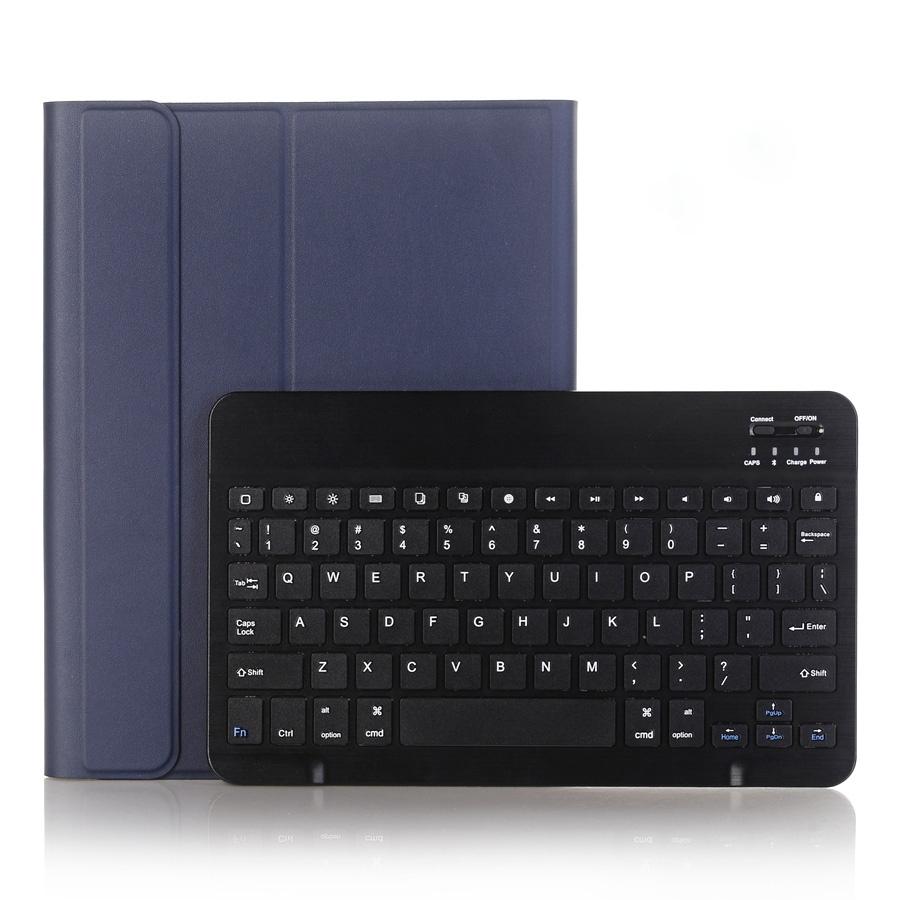 V562-A107730400ADE-202508290721-00 Bluetooth Keyboard Leather Tablet Case For Ipad Air 3 / Pro 10.5 / 10.2 - Detachable - Black - Image 1