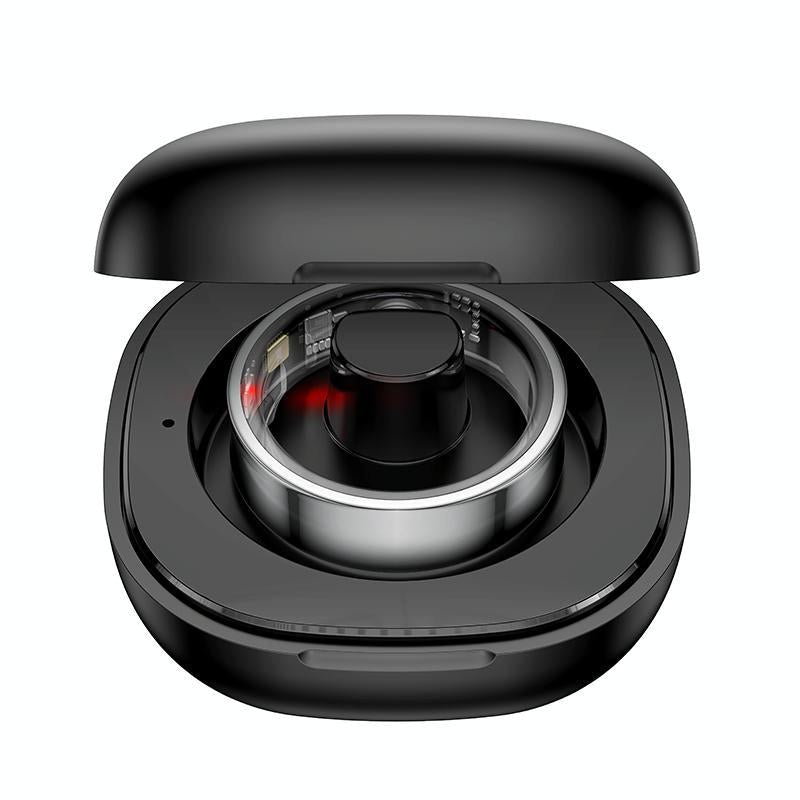 V562-A108466700ADE-202508290552-00 Smart Health Ring Temp Heart Rate Bp Reminder Black - 57Mm - Image 1